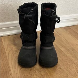 Kamik Black Kids Snow Boots